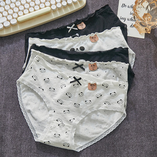 纯棉少女内裤女7A抗菌档2026新款可爱中腰舒适透气学生女士三角裤