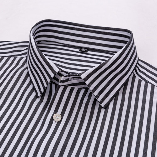 var方领长袖商务免烫衬衫3年质保