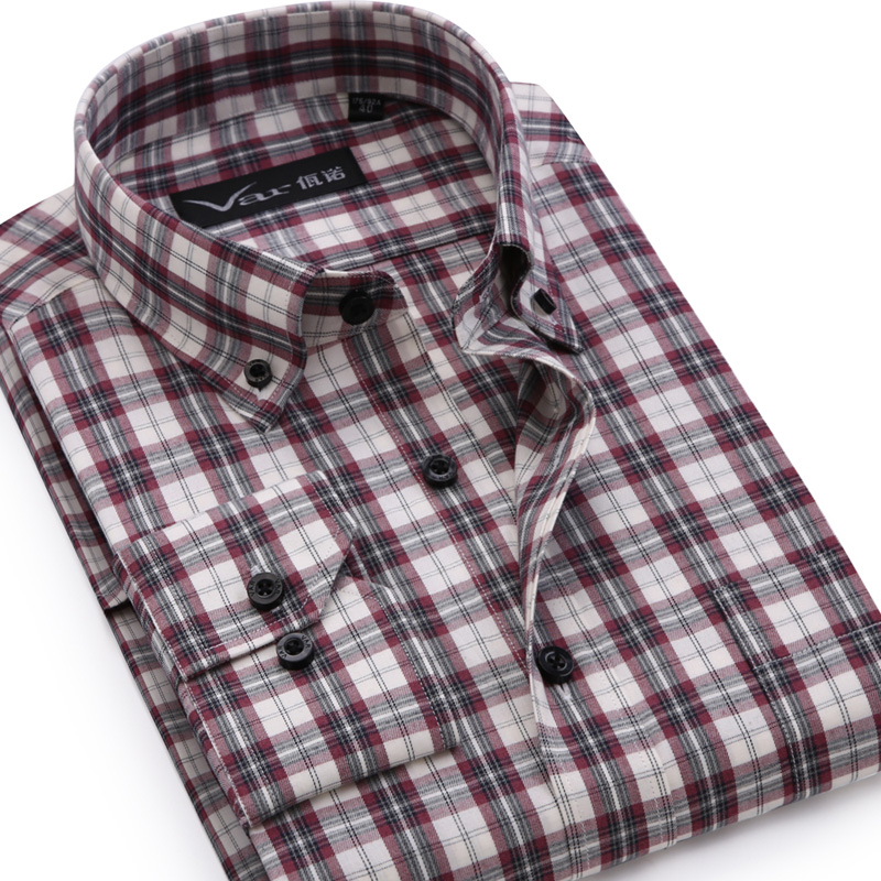 高端春秋季羊毛新款潮流男士衬衫