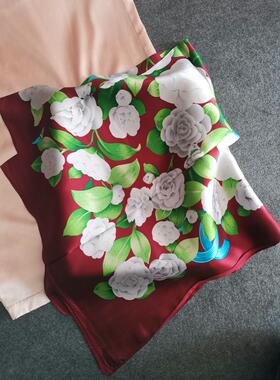 惊艳山茶花真丝女链条游牧金饰