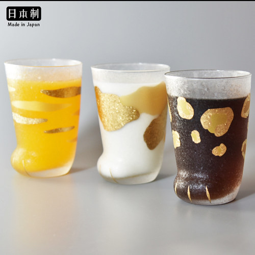 石塚硝子日本猫爪果汁玻璃杯