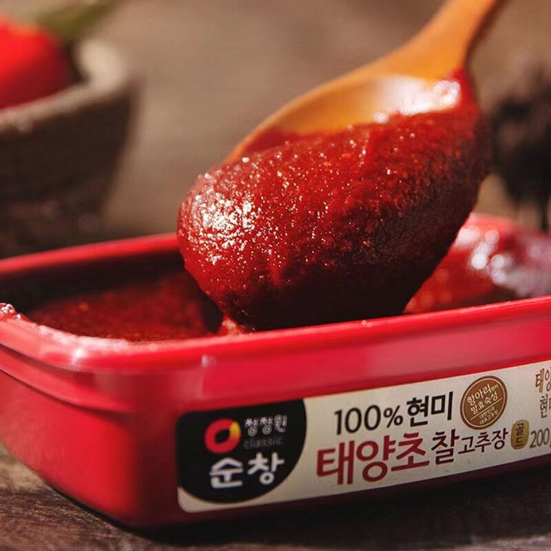 韩国进口清净园辣椒酱包饭酱烤肉蘸酱烧烤辣酱生菜包饭酱拌饭酱