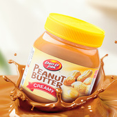 越南原装 进口丹帝花生酱柔滑型颗粒型面包涂抹酱调味酱类调料400g