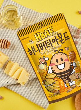 韩国芭蜂汤姆农场蜂蜜黄油扁桃仁
