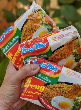Indomie 印尼进口营多原味捞面拌面炒面速食方便面袋装即食面条