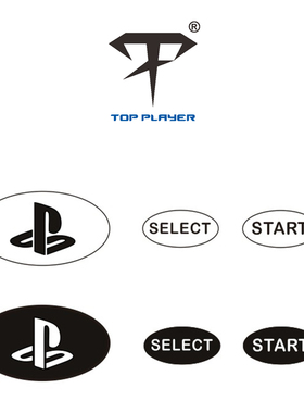 psv1000 按键胶贴 垫高3个系统按键改善start和select和ps键手感