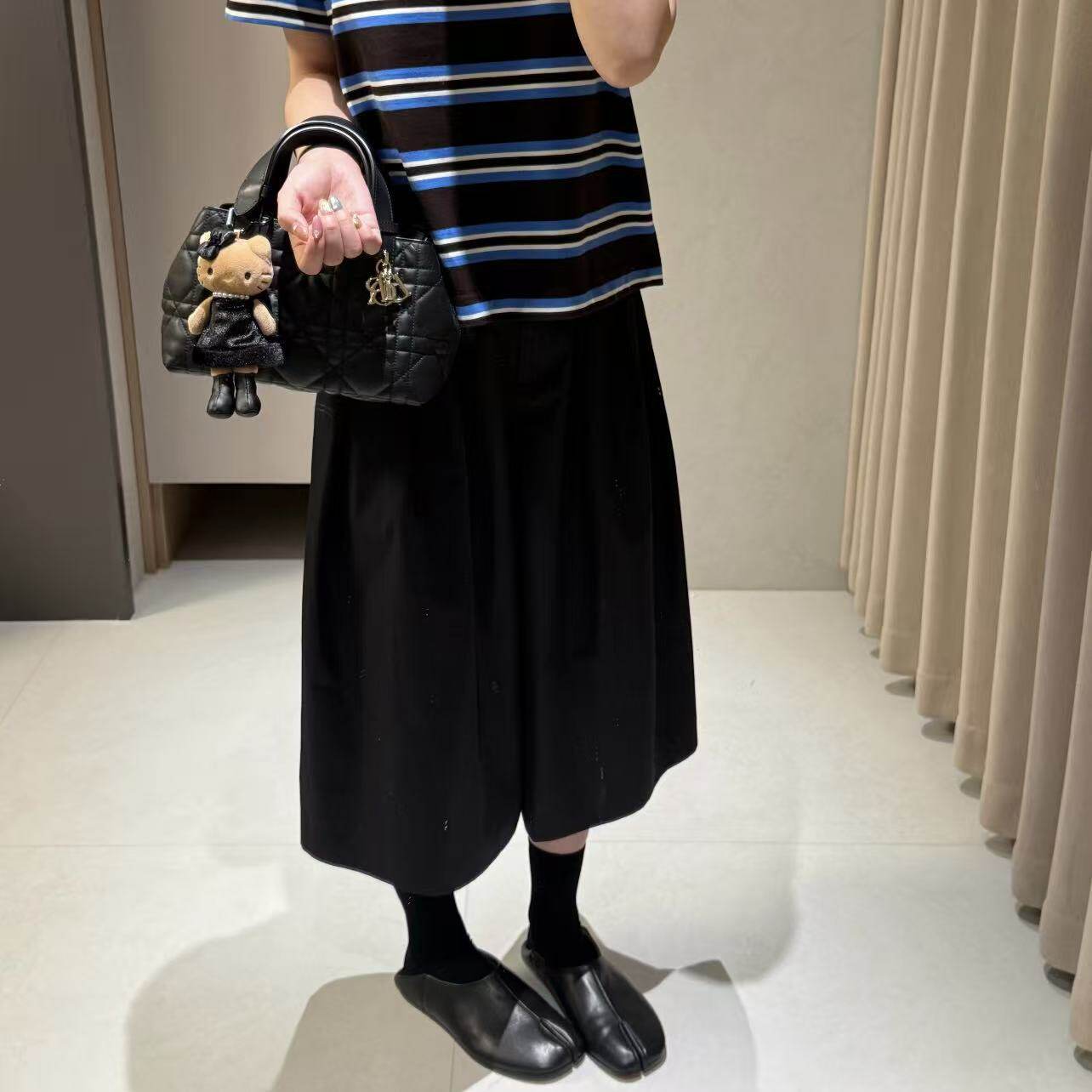 cs女装休闲版型百褶棉质阔腿裤