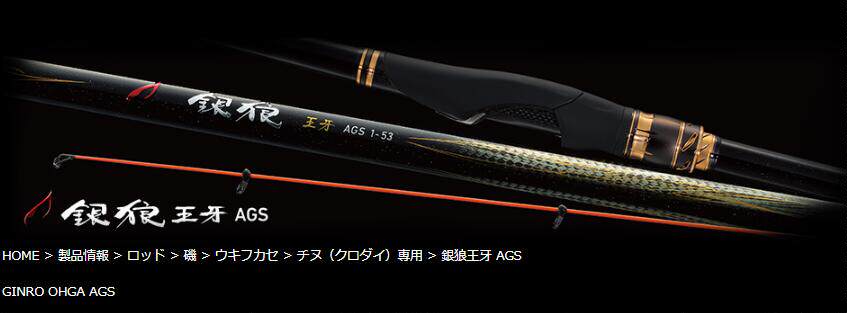 DAIWA达亿瓦银狼王牙AGS日本全新款黑鲷银狼锐牙矶钓竿超级金属尾