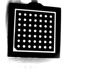 红外标定板 机器视 圆点靶 caltab_7x7_5mm halcon 100x100mm