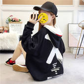 卫衣女韩版 薄款 学生2026新款 ins原宿风春季 百搭宽松连帽闺蜜装 潮