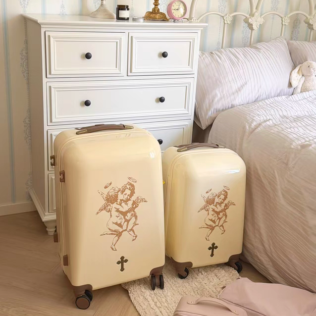 颜值顶配｜甜妹轻盈耐压静音轮20寸登机行李箱可爱24寸龙心少女