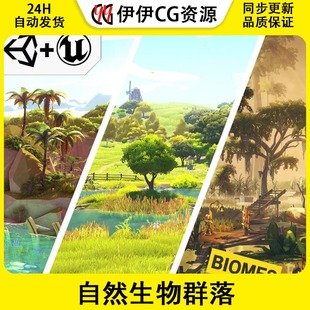 Season Biomes One自然生物群落UE4虚幻5卡通资产 Nature POLYGON