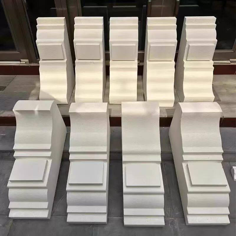 定制EPS泡沫梁托斗拱中式垛子墀头发泡陶瓷房檐托隔断装饰订模具