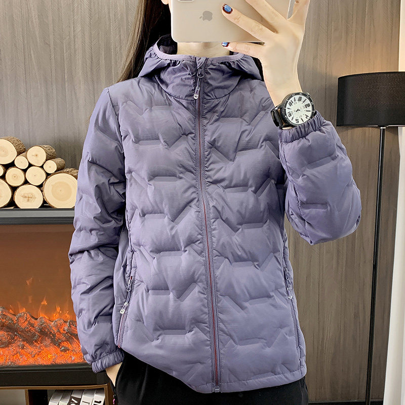 薄款羽绒服女户外发热鸭绒袄外套