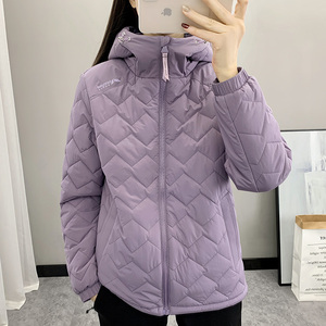 妈妈秋冬装外套2024新款机行棉衣棉服女装中老年轻薄款加绒小棉袄