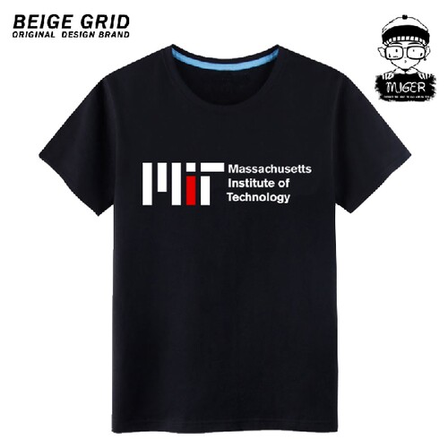 麻省理工学院T恤校服 程序员 MIT 男女短袖 美国大学留学生定制服