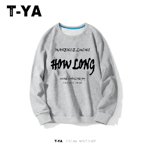 Charlie Puth查理普斯欧美流行潮牌卫衣how long加绒长袖T恤薄款