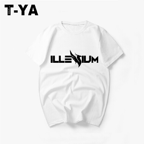 潮纯棉短袖夏季衣服可来图定制