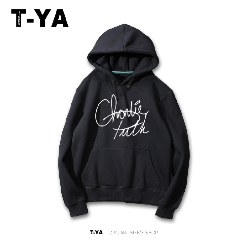 秋冬加绒外套学生连帽卫衣