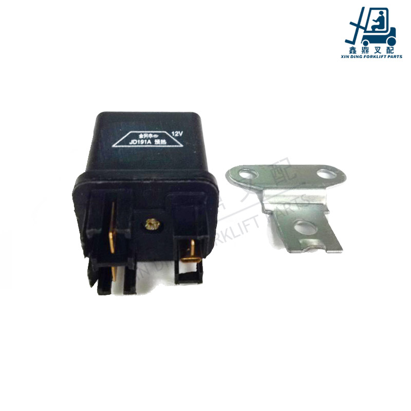 叉车配件适用于合力杭州启动预热继电器JD191A-12V/JD291A-24V
