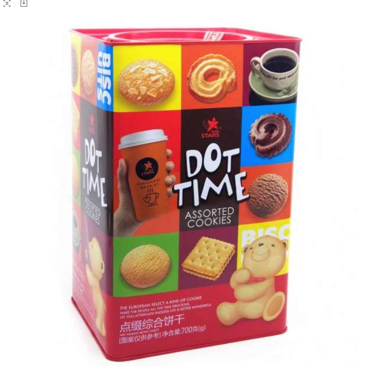 2025年货包邮众星综合饼干礼盒700g混合什锦糕点曲奇休闲零食送礼