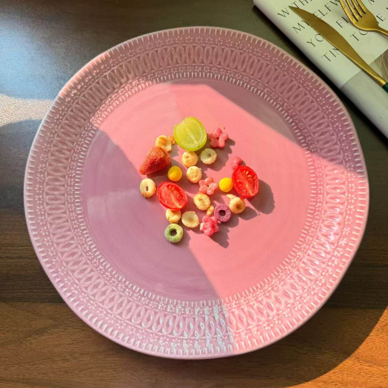 法式陶瓷大盘子菜盘家用高级感水果盘意面盘酒店餐厅商用盘瑕疵,餐饮具,盘,淘宝优惠券,粉丝福利购,淘宝优惠卷