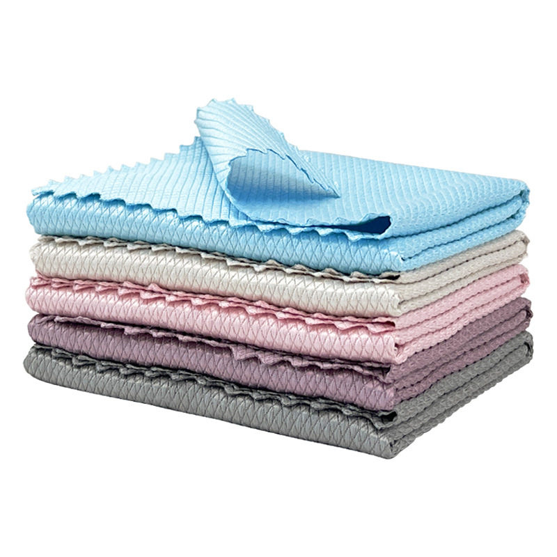 鱼鳞抹布擦玻璃无水印厨房用吸水毛巾家用用品,家庭/个人清洁工具,抹布,淘宝优惠券,粉丝福利购,淘宝优惠卷