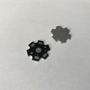 1W3W5W灯珠专用铝基板线路板20MM 专用 PCB梅花散热板散热片