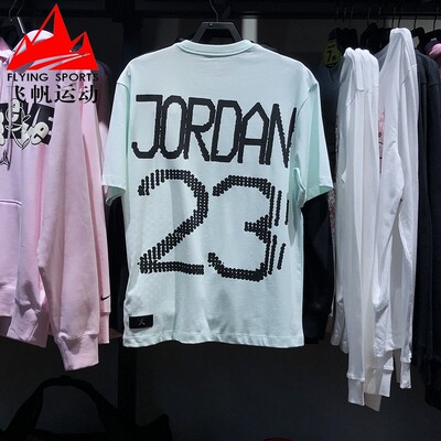 Nike耐克男装2025春款JORDAN透气纯棉休闲运动短袖T恤 HV0830-394