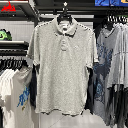 NIKE耐克男装2026秋季简约纯棉经典休闲宽松短袖POLO衫CJ4457-063