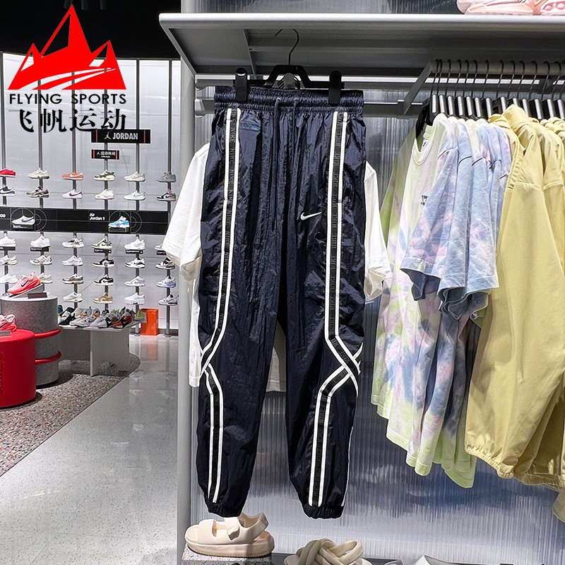 NIKE耐克男裤2025夏速干透气宽松拒水篮球运动束脚长裤IB9969-475