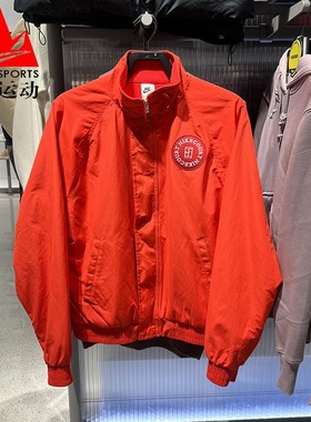 Nike耐克男外套2026春季宽松防风加绒立领网球运动夹克HQ1745-673