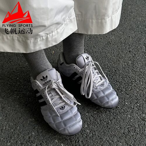 阿迪达斯三叶草男女鞋2025秋季经典复古薄底赛车休闲运动鞋JS0284