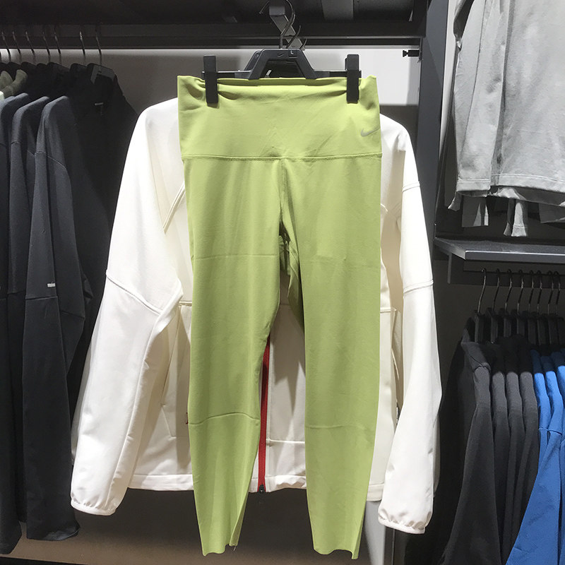 nike耐克女裤2024春新款高腰紧身训练健身跑步运动长裤DQ6016-377