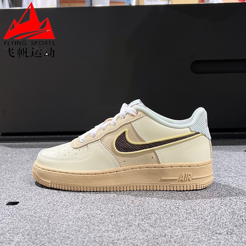 耐克大童女鞋2024冬新款AF1空军一号复古耐磨运动板鞋 HQ3473-122