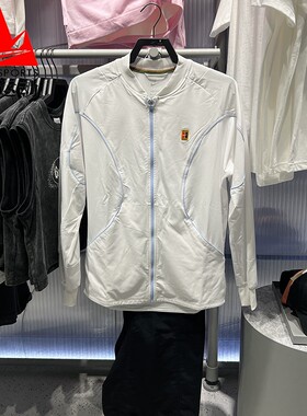 耐克男装2026夏Dri-FIT梭织速干纯色网球运动夹克外套 IR6294-100