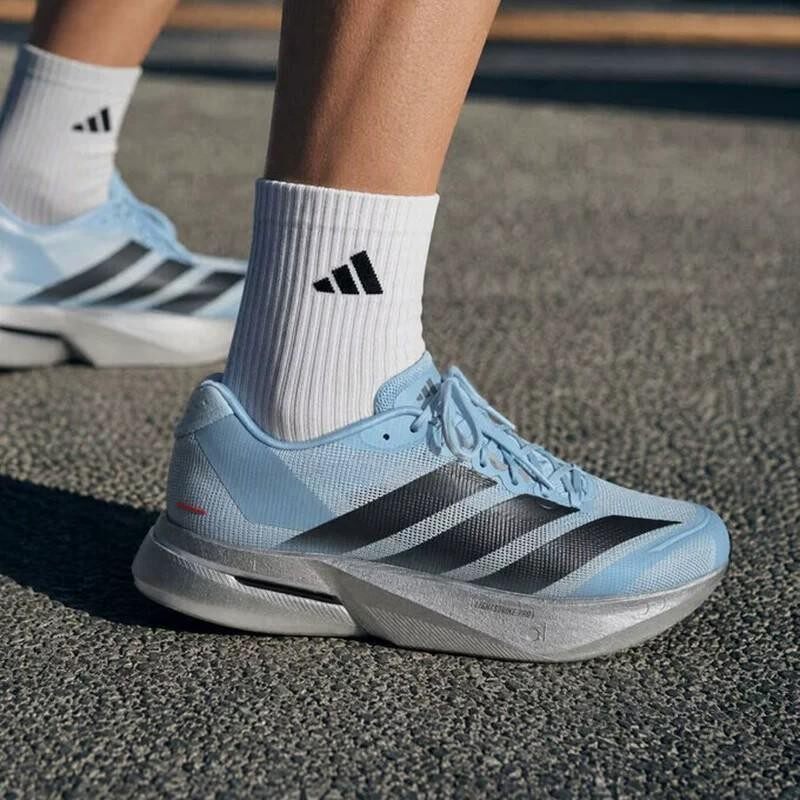 阿迪达斯男鞋2026冬ADIZERO BOSTON 13超轻缓震运动跑步鞋 KI4776