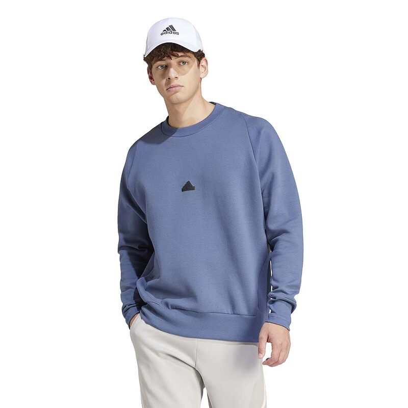 Adidas阿迪达斯新品男ZNE运动卫衣宽松圆领训练休闲套头衫 IR5243