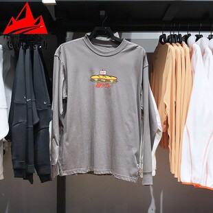 耐克男子2025春新Nike SB印花宽松简约休闲长袖滑板T恤HJ0807-289