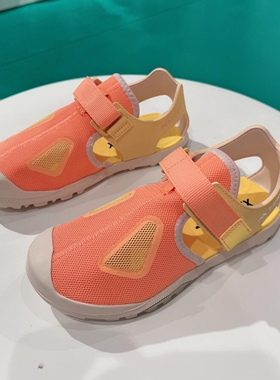 阿迪达斯新品童鞋软底包头防滑户外徒步凉鞋沙滩鞋 HQ5835 IE5140