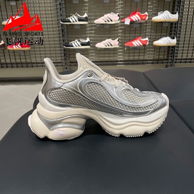 阿迪达斯三叶草女鞋2026夏季复古厚底缓震透气浮蝶鞋运动鞋KK4675