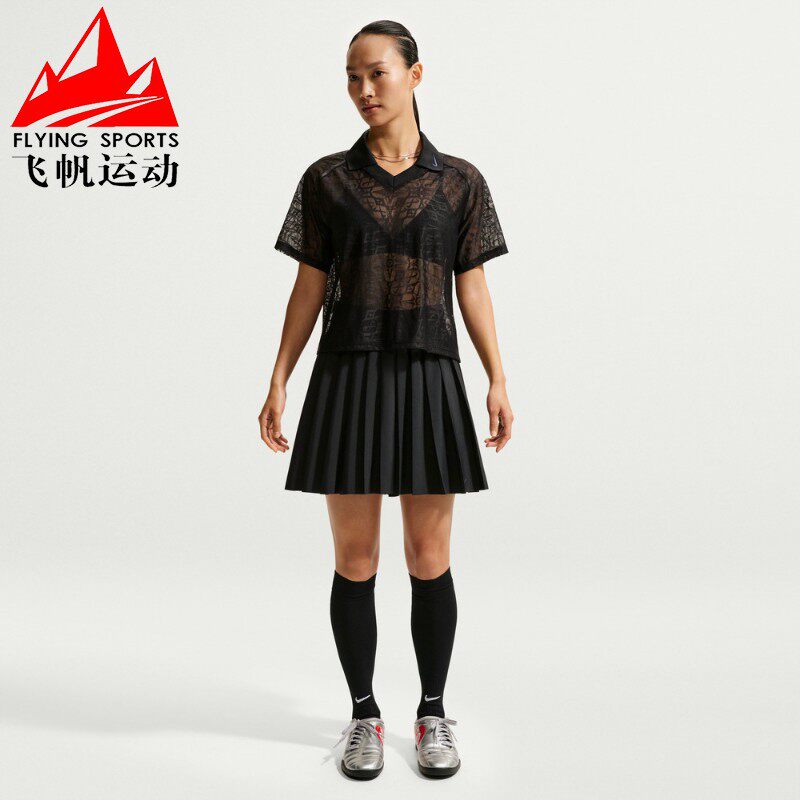 郑钦文同款耐克网球裙2026夏季速干百褶运动半身裙IF0590-010-103
