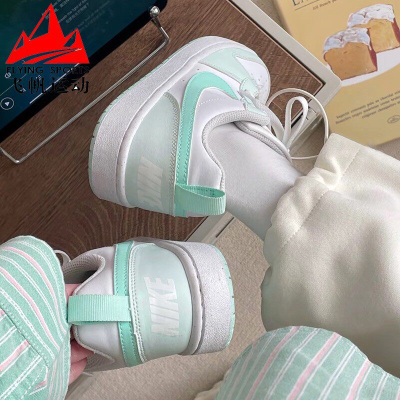 耐克大童男女鞋COURT BOROUGH学生百搭运动休闲鞋板鞋 FZ3539-100