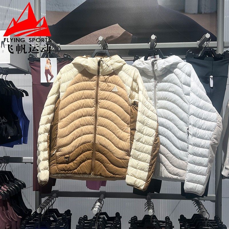 耐克棉服男2025冬季ACG户外轻薄保暖运动连帽夹克外套 HJ3736-229