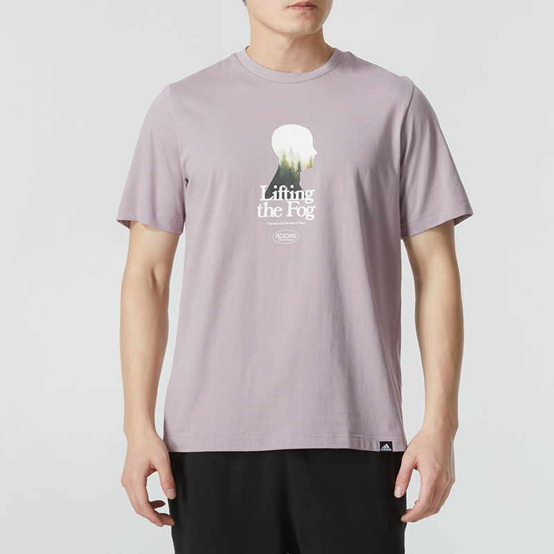 Adidas阿迪达斯短袖男2024夏新款圆领纯棉健身训练半袖T恤 IM8264