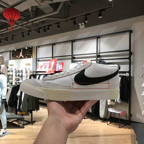 NIKE耐克男鞋BLAZER PRO开拓者复古低帮耐磨运动鞋板鞋FJ3694-100