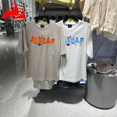 耐克男装2026夏纯棉印花透气运动休闲圆领短袖T恤 IR6306-100-236