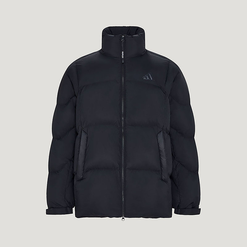 阿迪达斯羽绒服男子2026冬宽松拒水防风650蓬立领运动外套 KW4696