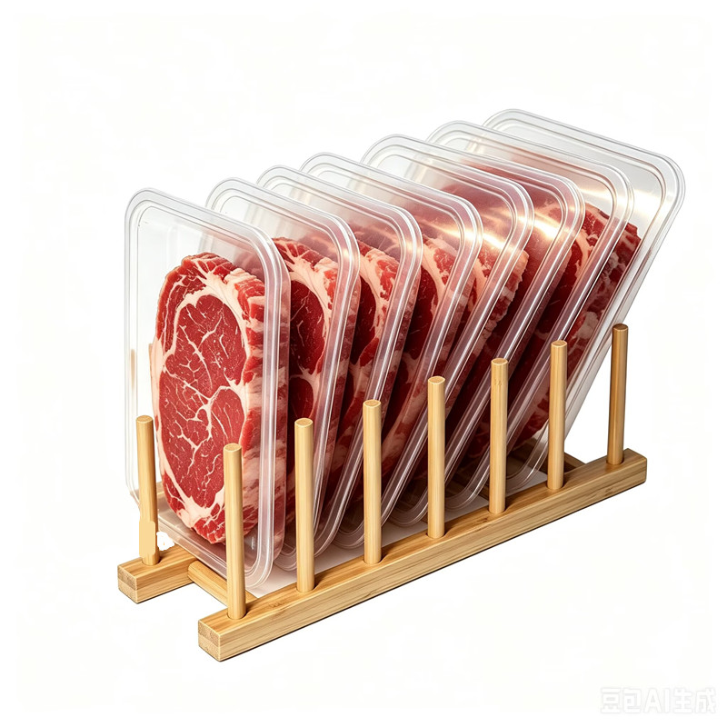 牛排展示架牛肉陈列架西餐厅木质碗架碟架茶饼陶瓷CD展示架杯子