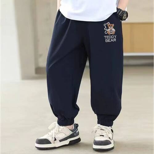 男童夏季薄款透气防泼水速干裤